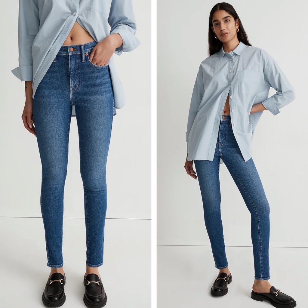 Madewell 10” High Rise Skinny Size 26